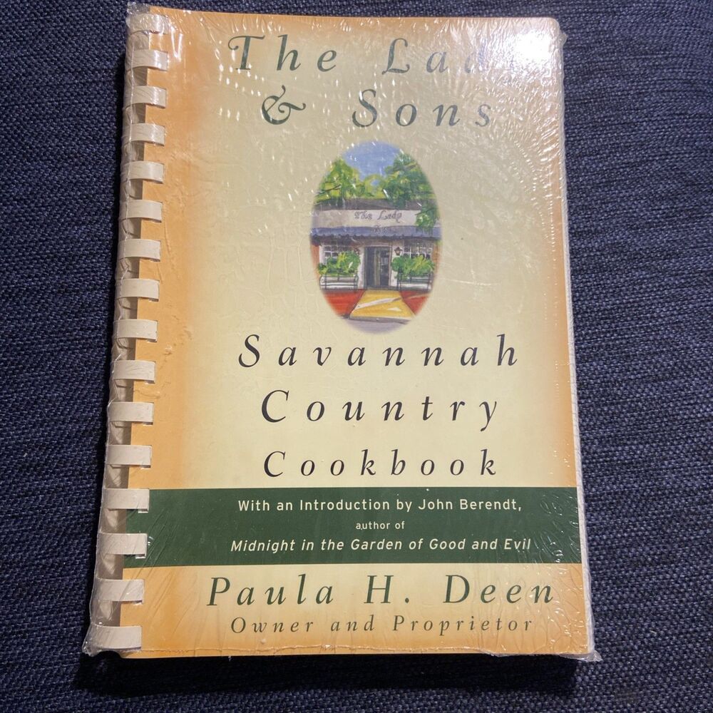 The Lady & Sons Savannah Country Cookbook - plastic comb, Deen NEW SEALED